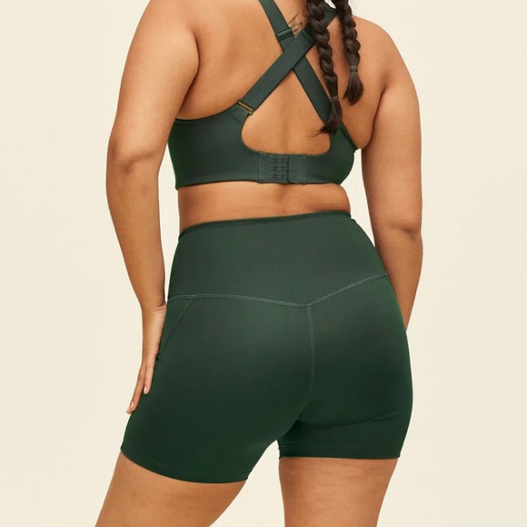 Light Blue Girlfriend Collective Run Short - Picture 4 of 7